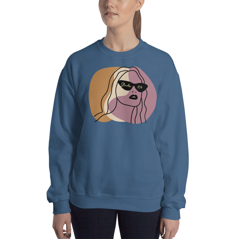 Studio 104 Sunglasses Unisex Sweatshirt