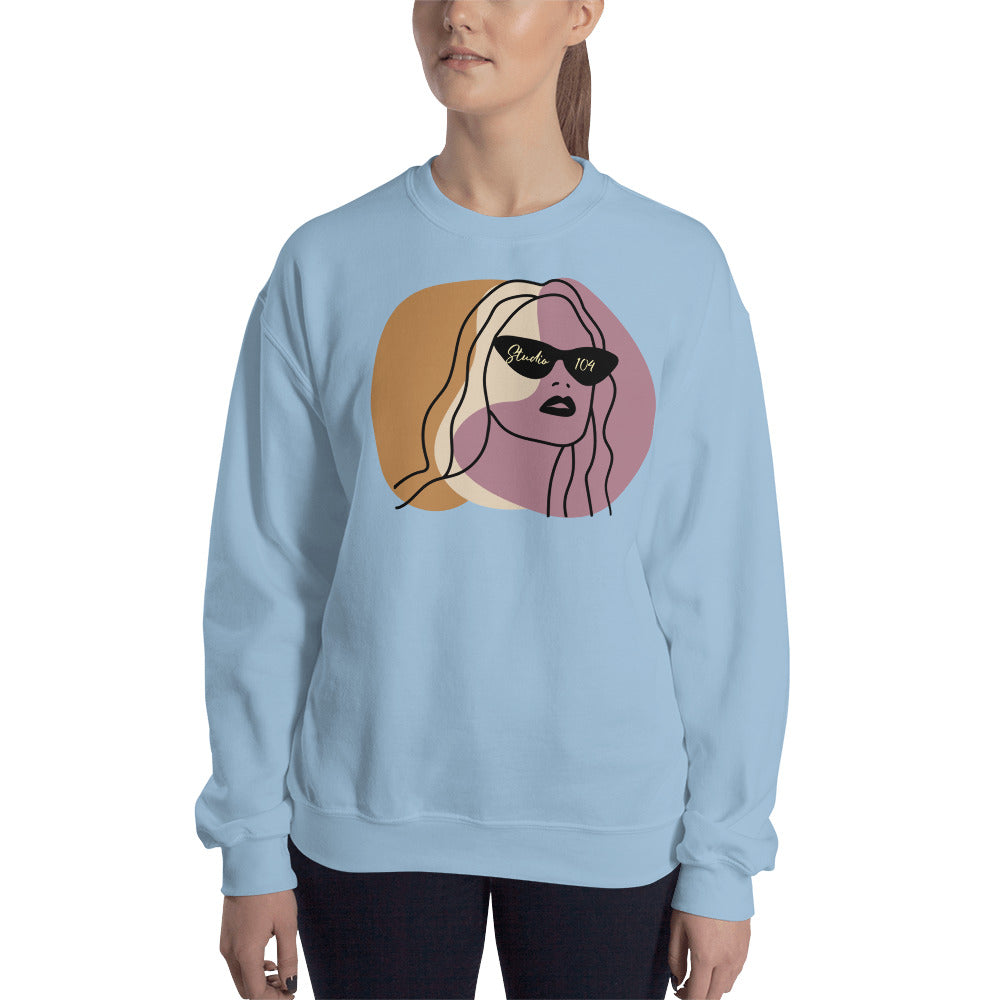 Studio 104 Sunglasses Unisex Sweatshirt