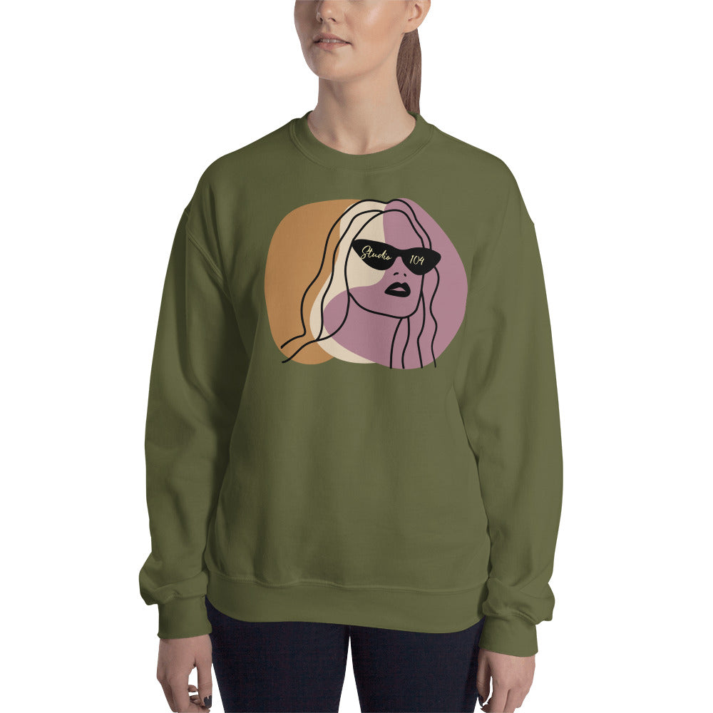 Studio 104 Sunglasses Unisex Sweatshirt