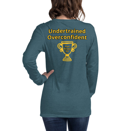 Undertrained Trophy Back Graphic Unisex Long Sleeve Tee