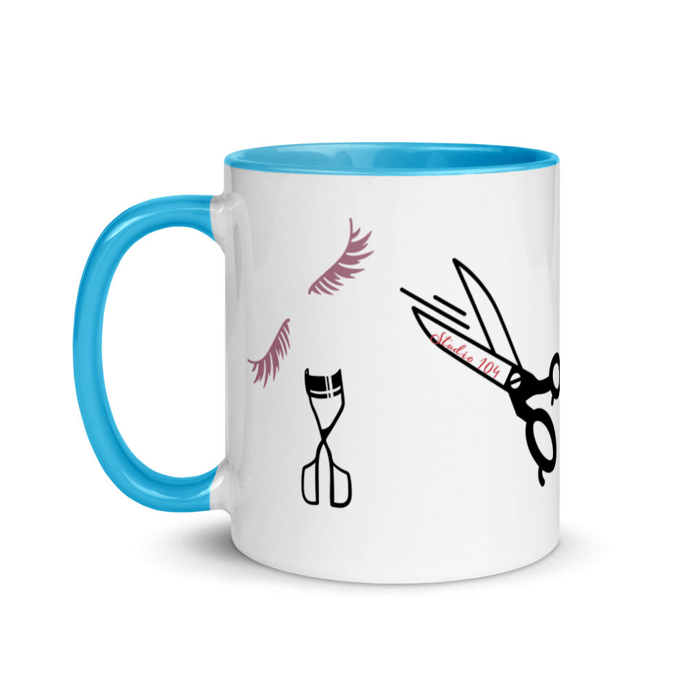 Studio 104 Collage Mug with Color Inside