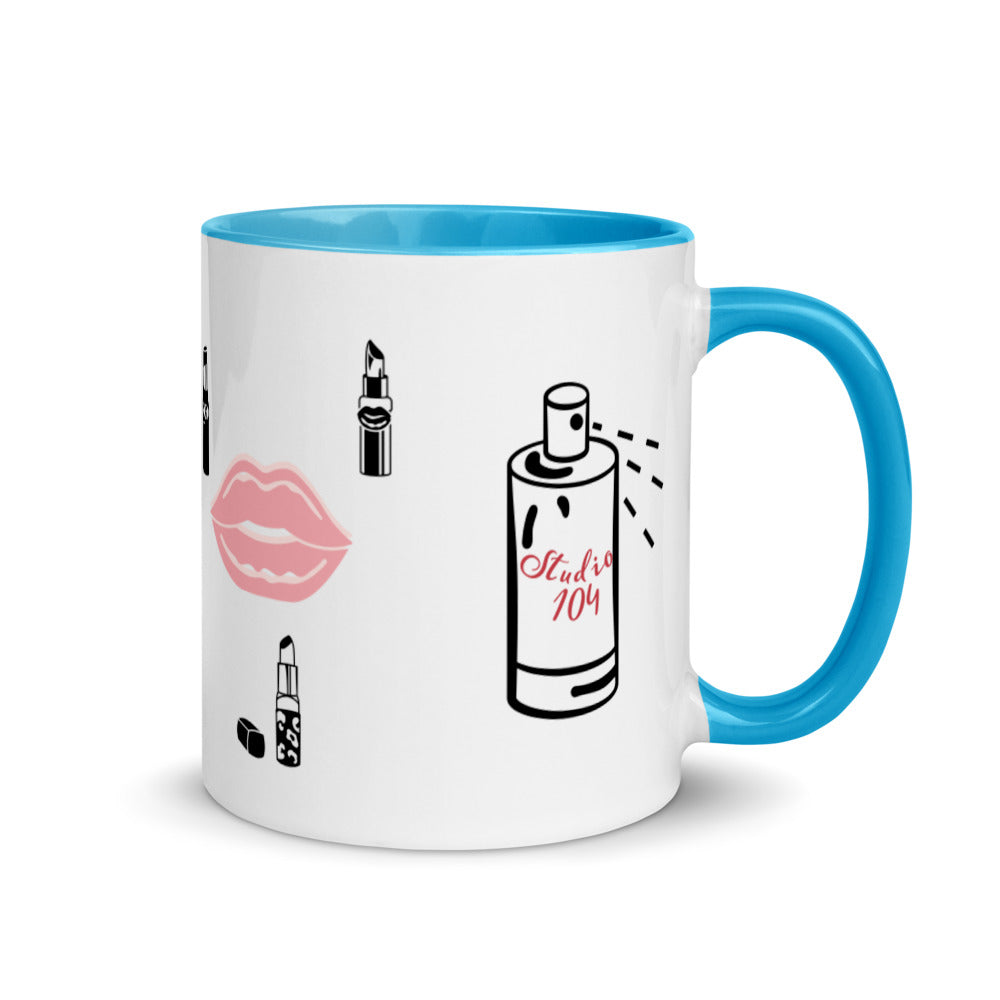 Studio 104 Collage Mug with Color Inside
