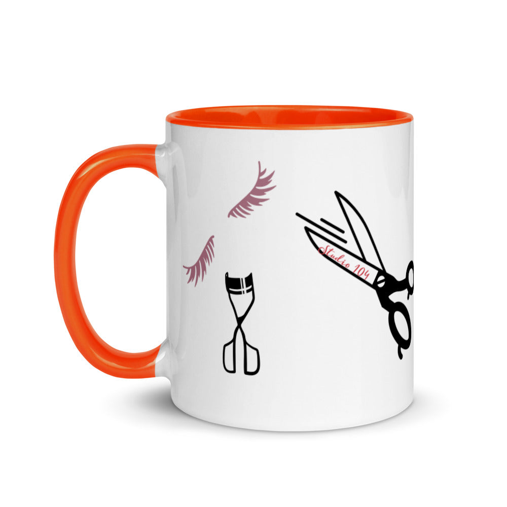 Studio 104 Collage Mug with Color Inside