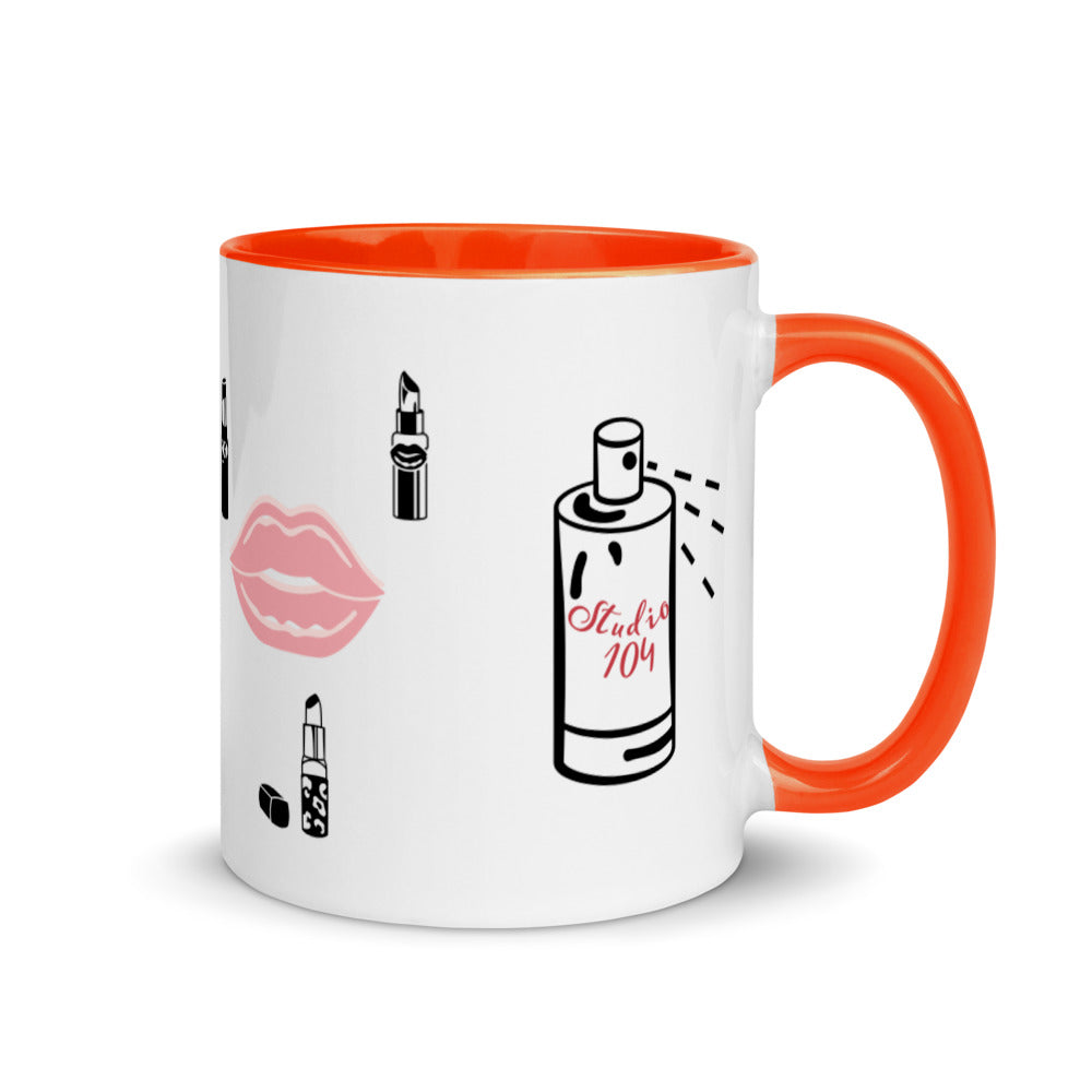 Studio 104 Collage Mug with Color Inside