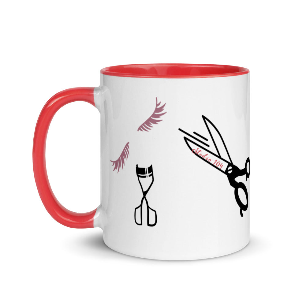 Studio 104 Collage Mug with Color Inside