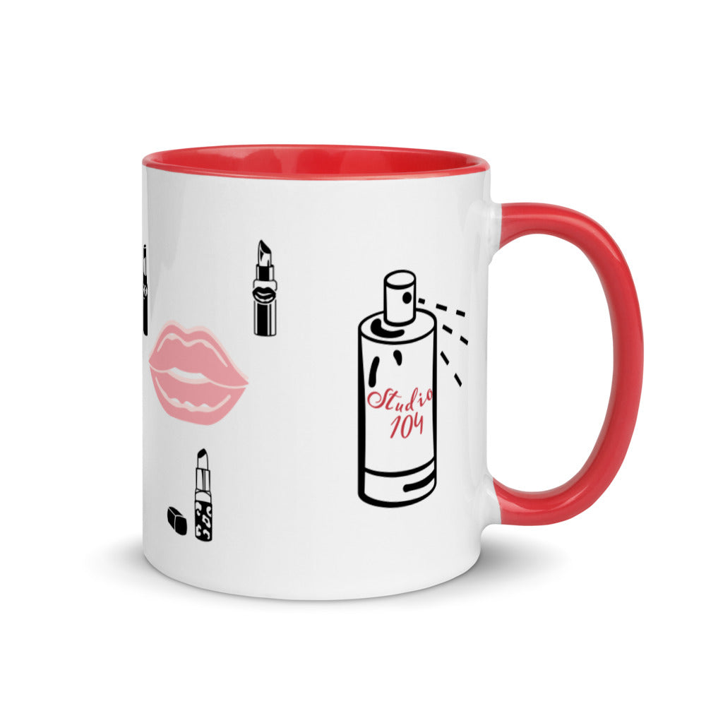 Studio 104 Collage Mug with Color Inside
