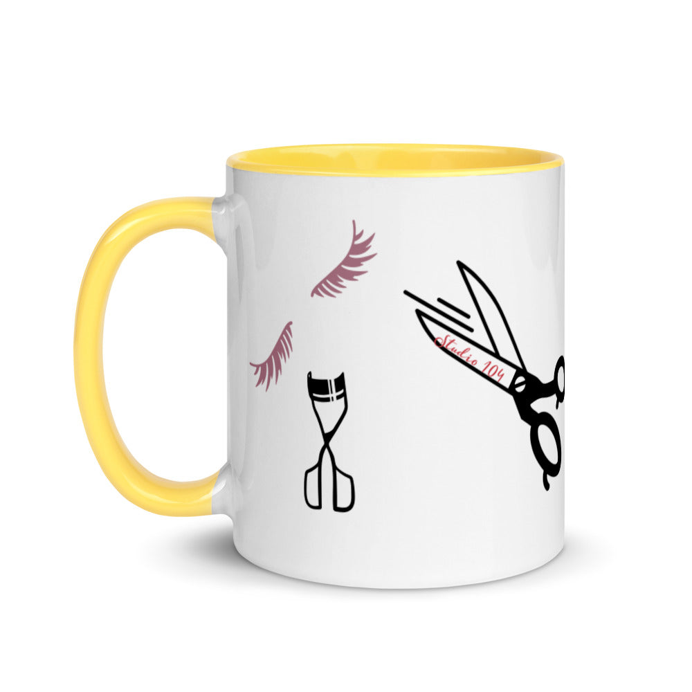 Studio 104 Collage Mug with Color Inside