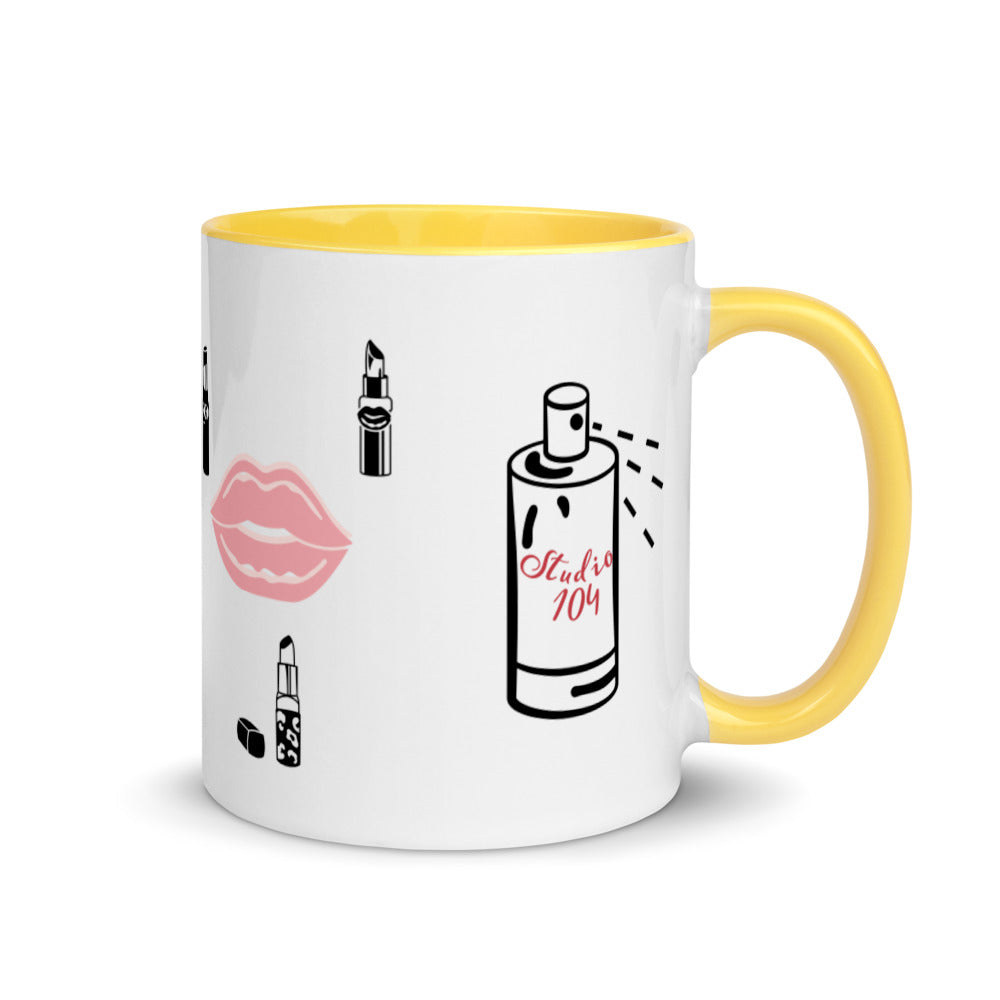 Studio 104 Collage Mug with Color Inside