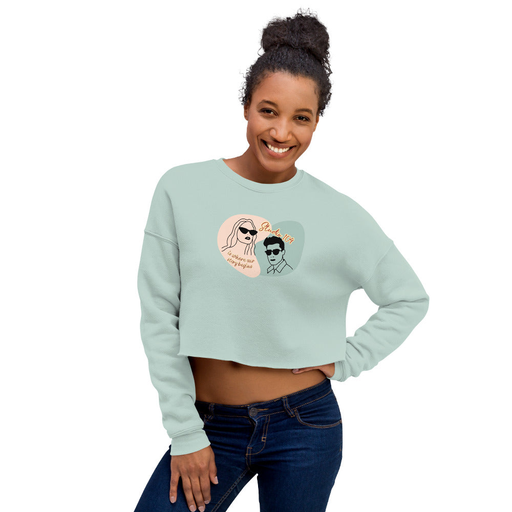 Studio 104 Our Story Crop Sweatshirt
