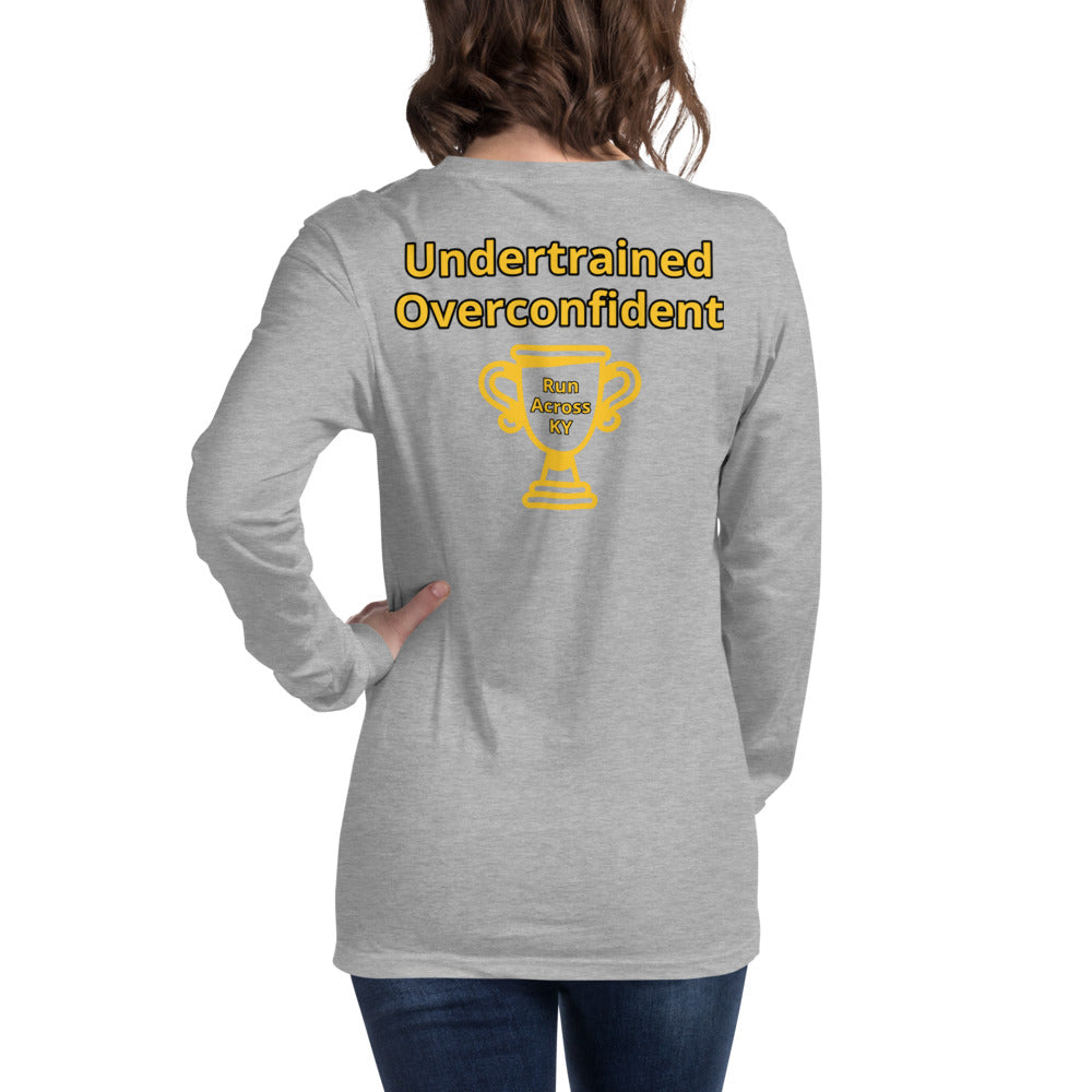 Undertrained Trophy Back Graphic Unisex Long Sleeve Tee