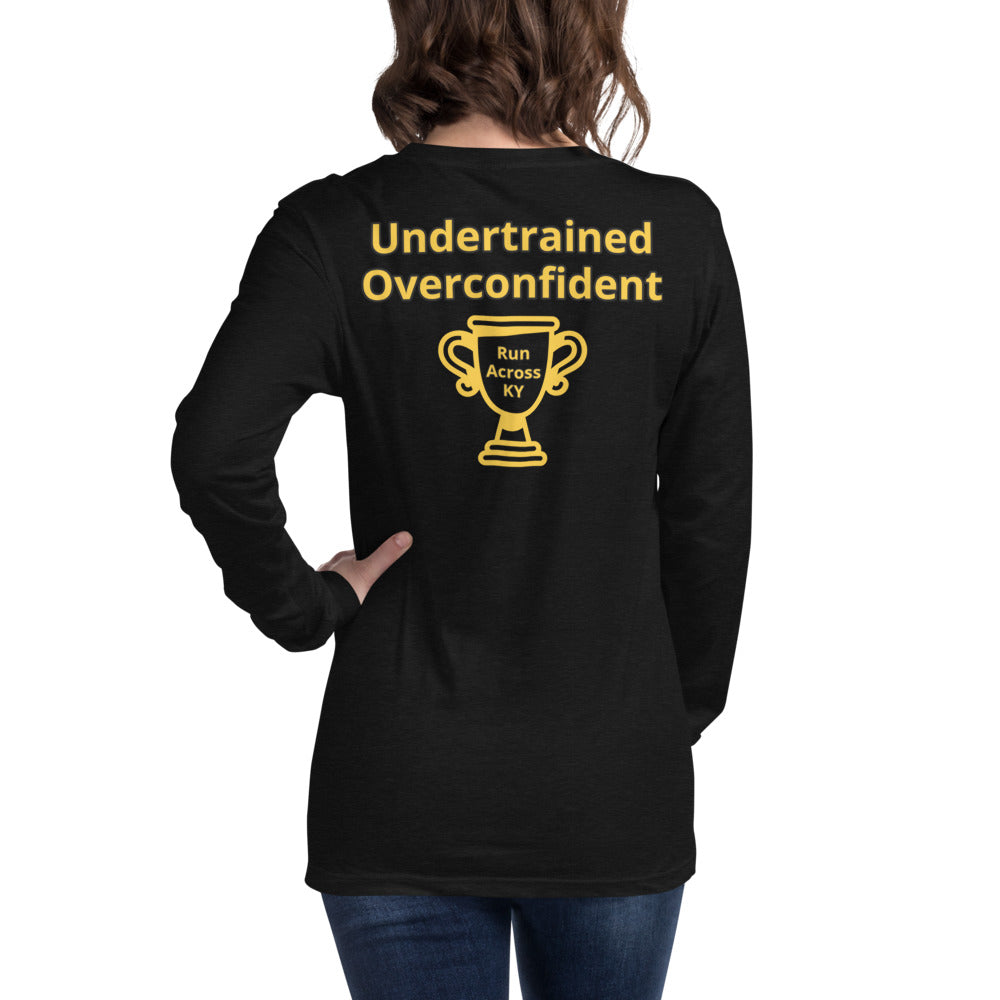 Undertrained Trophy Back Graphic Unisex Long Sleeve Tee