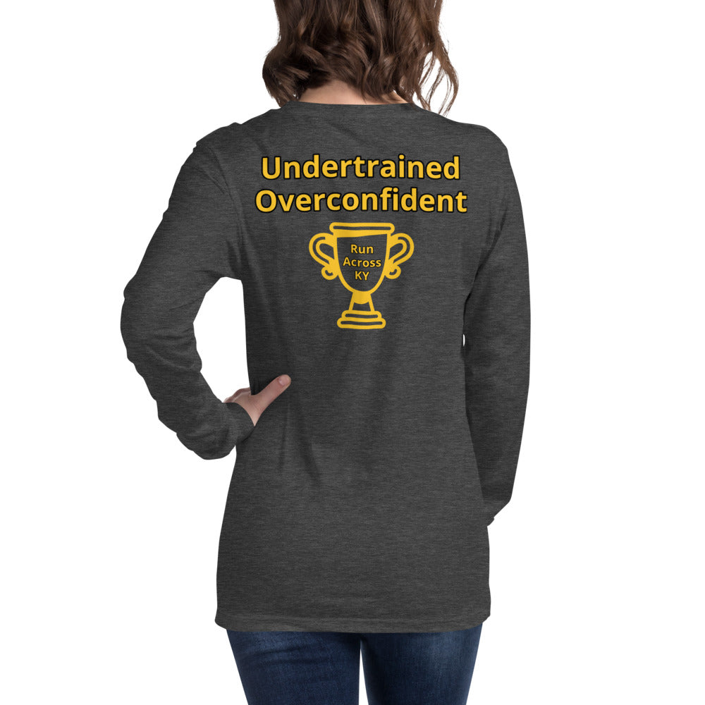 Undertrained Trophy Back Graphic Unisex Long Sleeve Tee