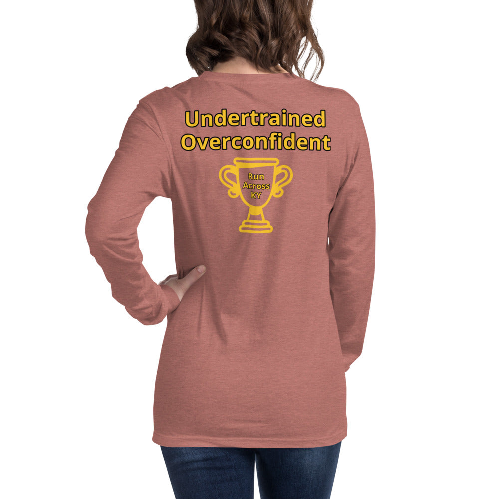 Undertrained Trophy Back Graphic Unisex Long Sleeve Tee