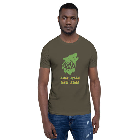 Live Wild Short-Sleeve Unisex T-Shirt