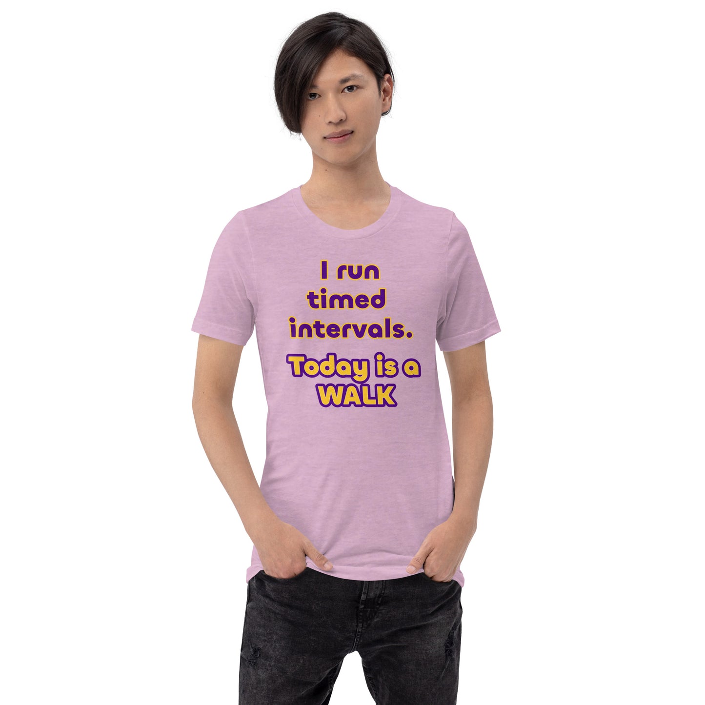 Timed Intervals Unisex t-shirt